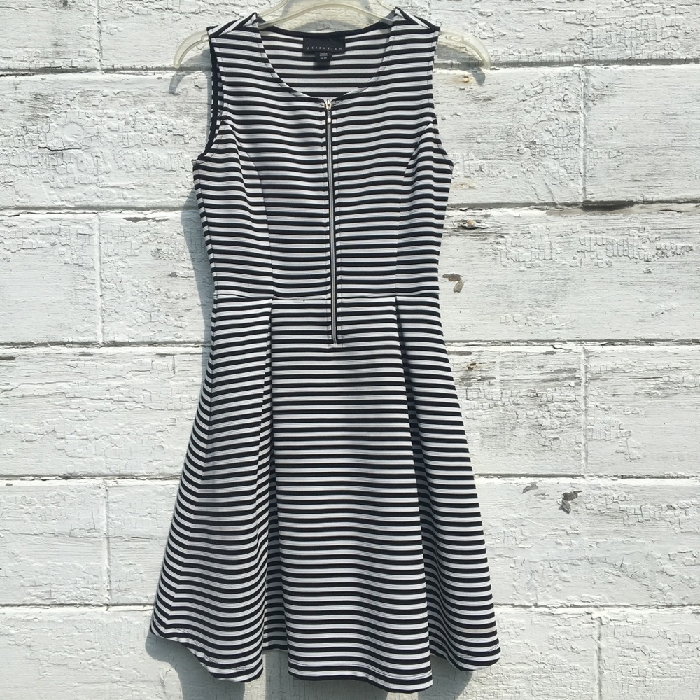 ✨ Black and White Striped Dress ✨